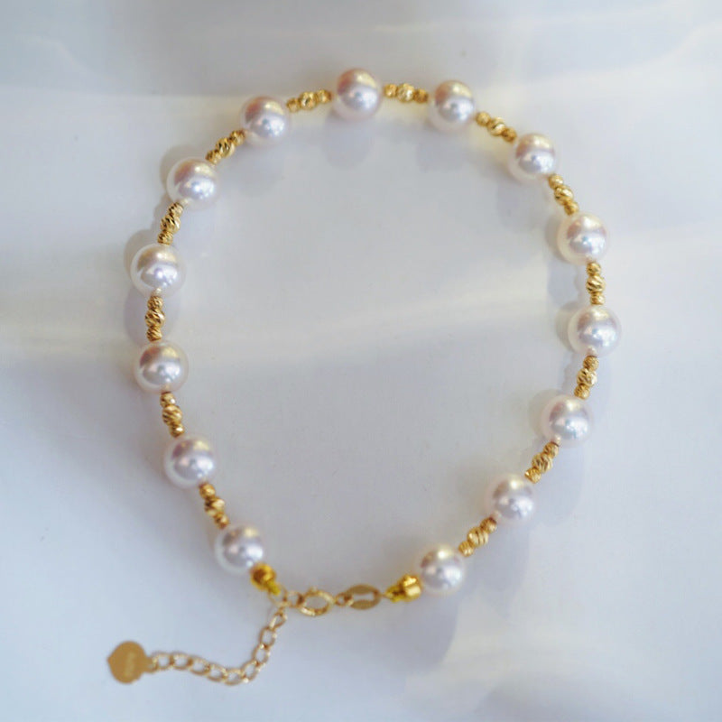 Italian Ins Wind Akoya Sea Pearl Bracelet